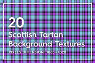 20 Scottish Tartan Textures