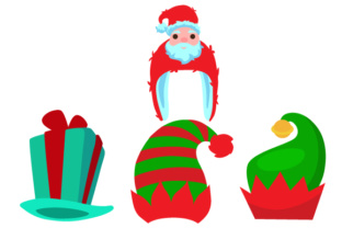 Christmas Hats for Creative Design