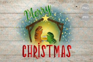 Chritmas Trex Manger Fight Tablesaw Scene for Crafts