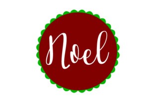 Floating Christmas Ornament - Noel