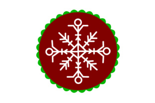 Floating Christmas Ornament Snowflake