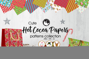 Hot Cocoa Papers Patterns: A Warm Graphic Design Asset