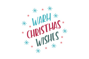 Warm Christmas Wishes: A Festive Graphic Design Asset